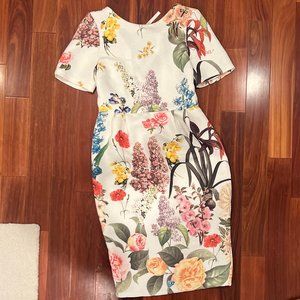 ASOS Floral Print Wiggle Dress